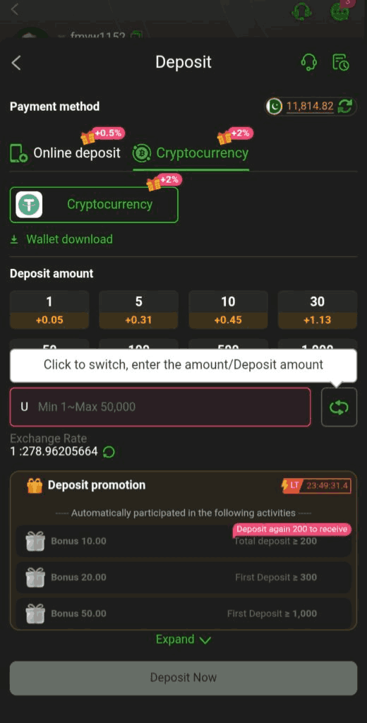 PK8888 Game deposit