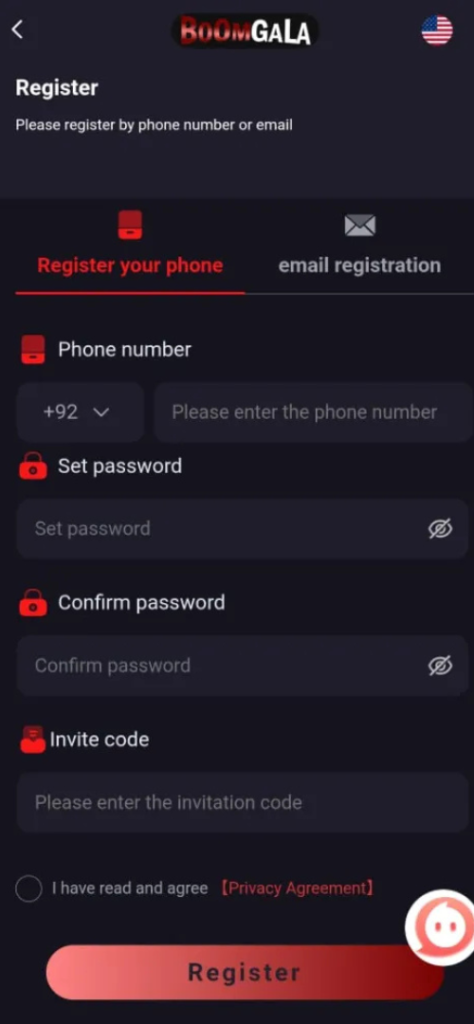 Boom Gala Game LOGIN