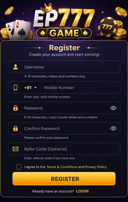 EP777 Game register