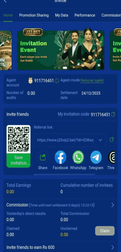 J33Bet Game login