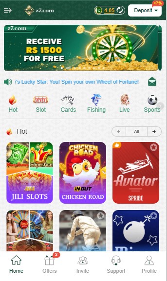 z7 fun game register 