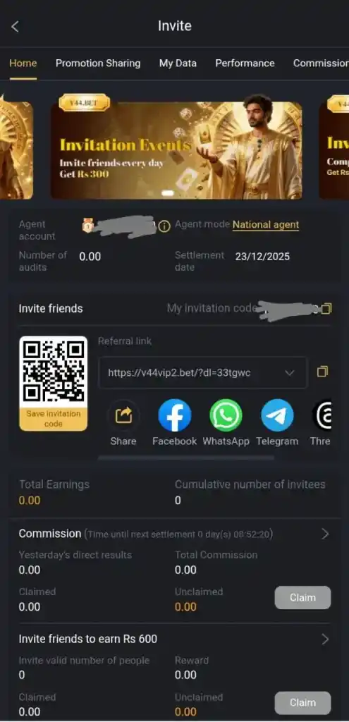 V44bet game  invite